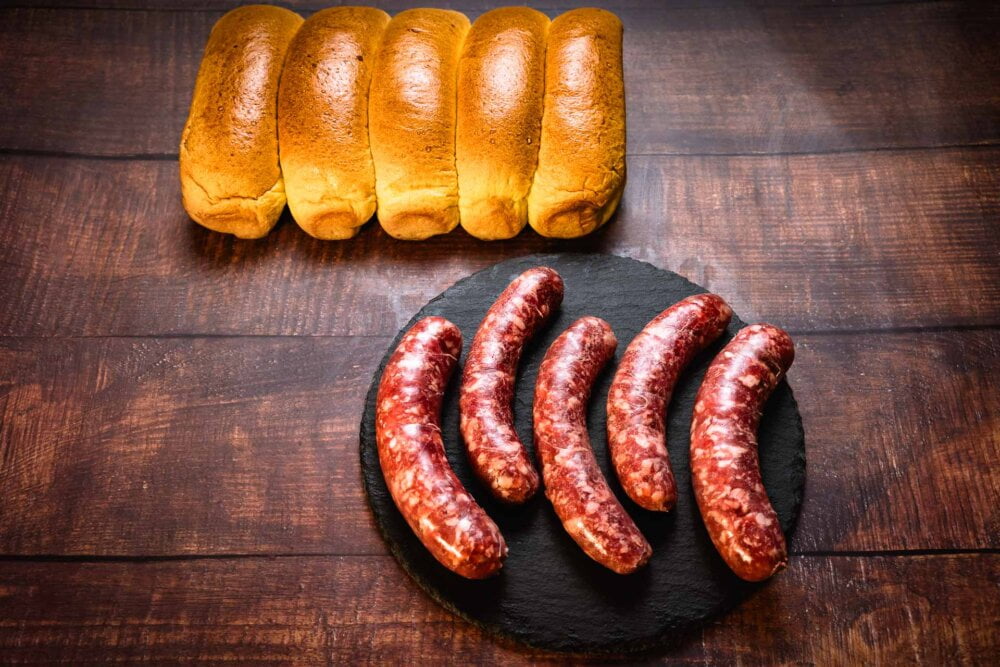 Pack de 4 criollos de carne de tudanca, con pan brioche artesano.